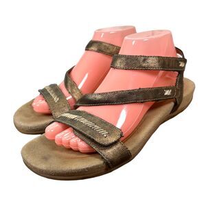 Aetrex Bronze Strappy Sandals Women's Size 40 US 9/9.5